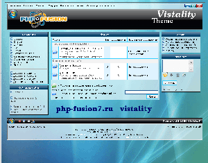 vistality. Ярко-голубой шаблон сайта с синими заголовками