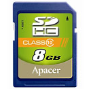  «SD SDHC 8GB класс 10 карта памяти Apacer AP8GSDHC10-R» = 890 руб.