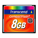  «Compact Flash 8GB  карта памяти Transcend TS8GCF133» = 850 руб.
