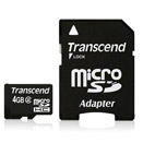  «MicroSDHC 4GB карта памяти Transcend TS4GUSDHC2» = 490 руб.