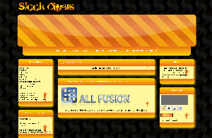 SleekCitrus. Ярко-оранжевая тема для сайта