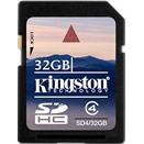  «SDHC 32GB  карта памяти Kingston SD4/32GB» = 2450 руб.