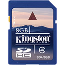  «SDHC 4GB  карта памяти Kingston SD4/8GB» = 790 руб.