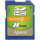  «SD SDHC 8GB класс 6 карта памяти Apacer AP8GSDHC6-R» = 725 руб.