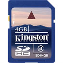  «SDHC 4GB  карта памяти Kingston SD4/4GB» = 570 руб.